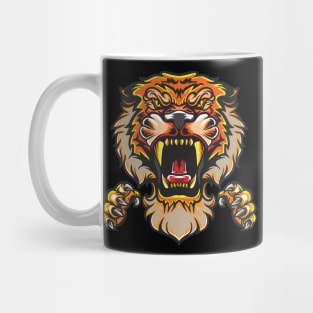 Fierce Liger Roar Design Mug